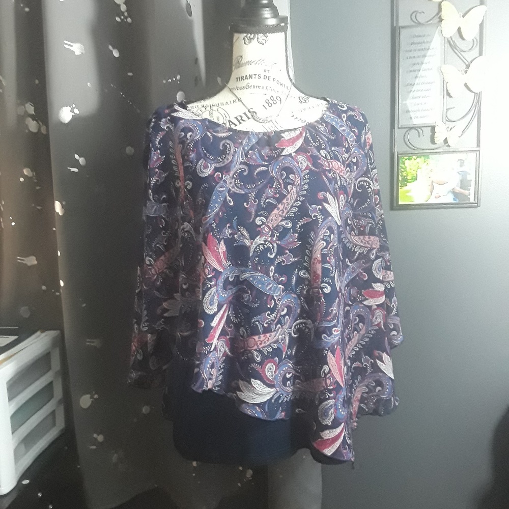 ♥️Apt 9 Flutter Top Size XL